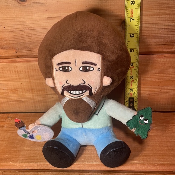 Bob Ross Artist plush "Happy Trees' ! - Picture 8 of 8